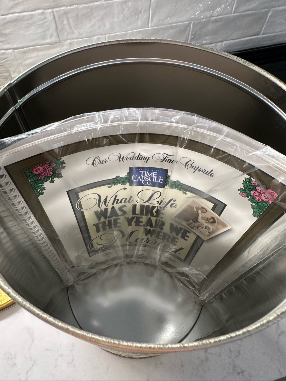 Our Wedding Time Capsule Tin - Picture 7 of 9